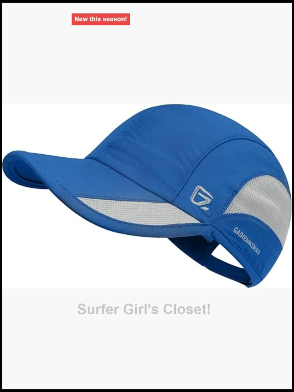 Quick Dry Run Hat Cooling Breathable Mesh Baseball Cap UPF 50+ Nylon